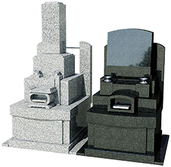 和型墓石建墓サンプル写真